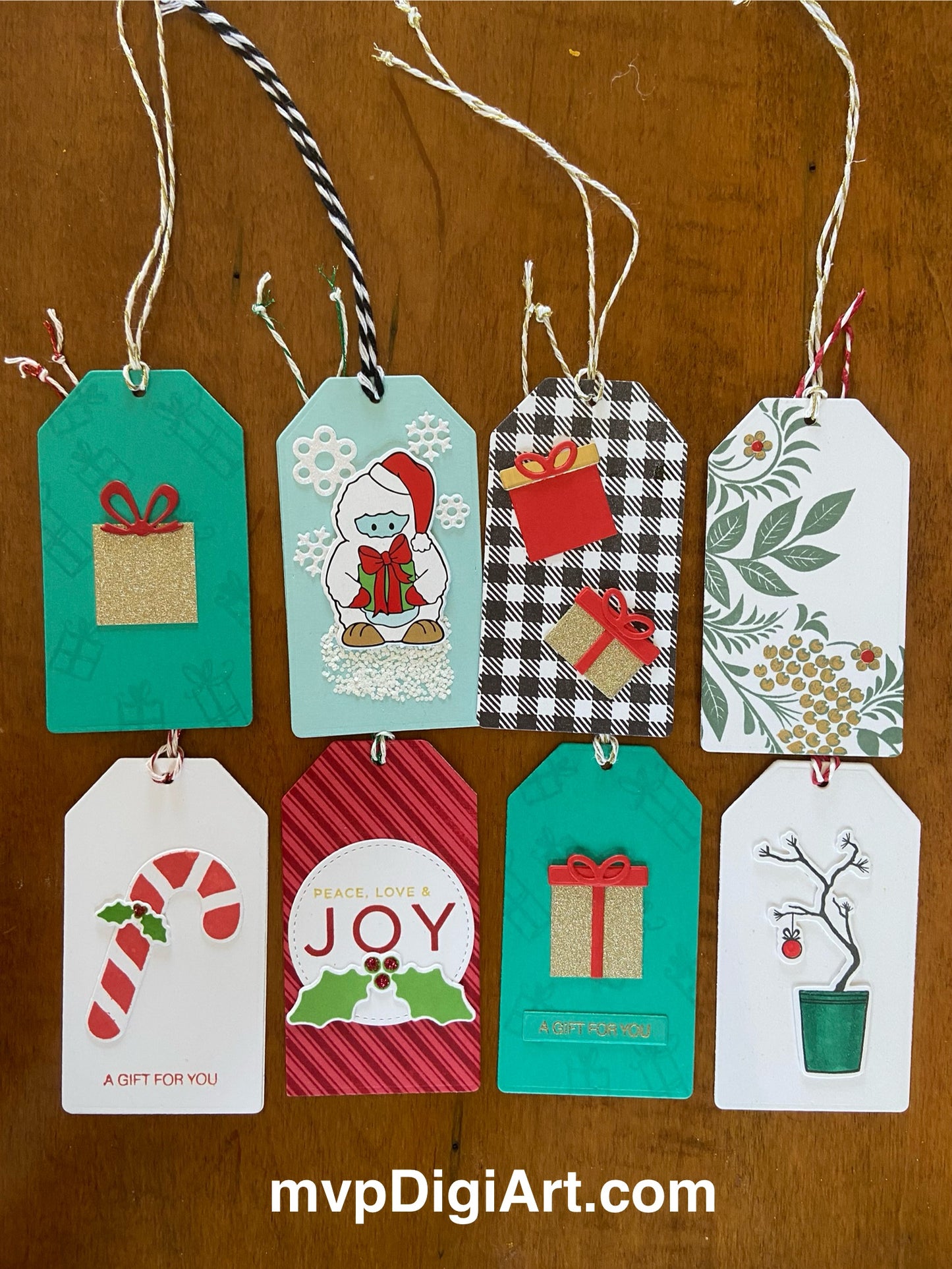 Gift Tags 4-Pack (size M) | Samples