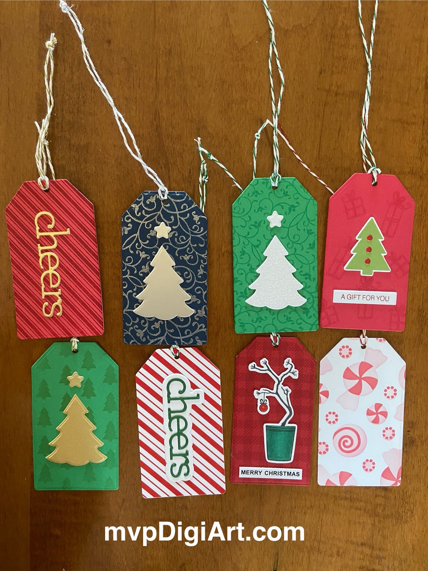 Gift Tags 4-Pack (size M) | Samples