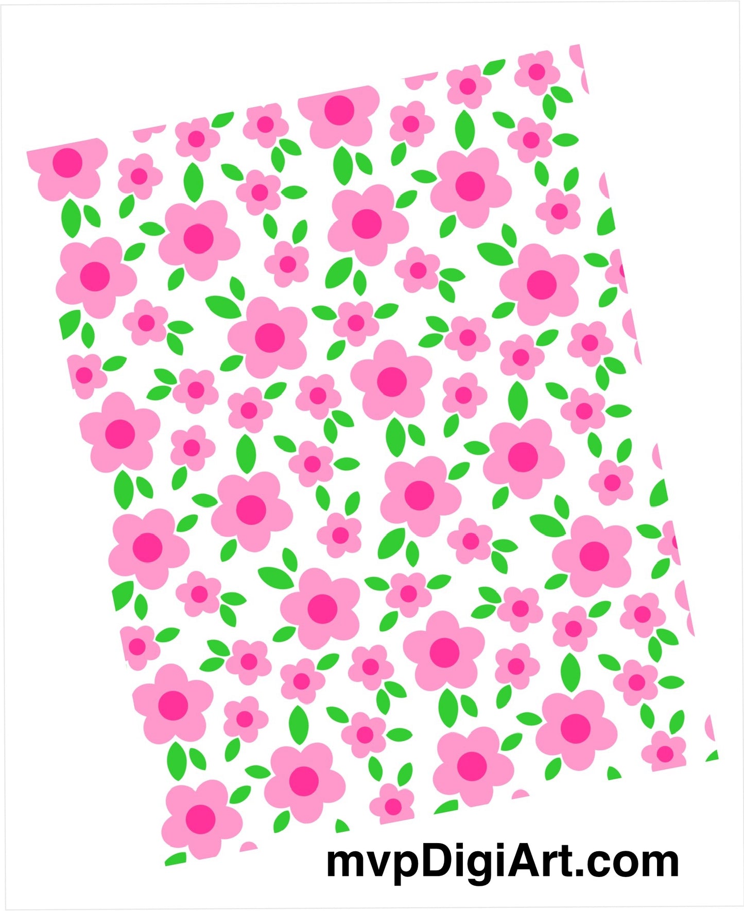 Digital Product | Flower Themed Backgrounds for Cardstock or Paper