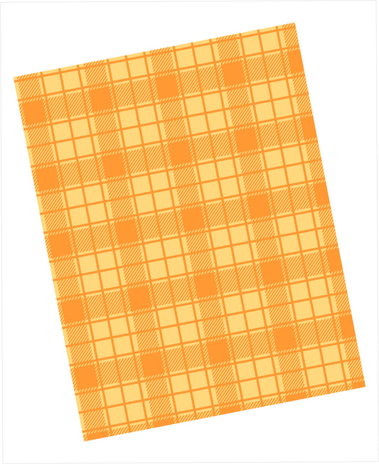 Classic Plaid Premium Patterned Cardstock | Singles