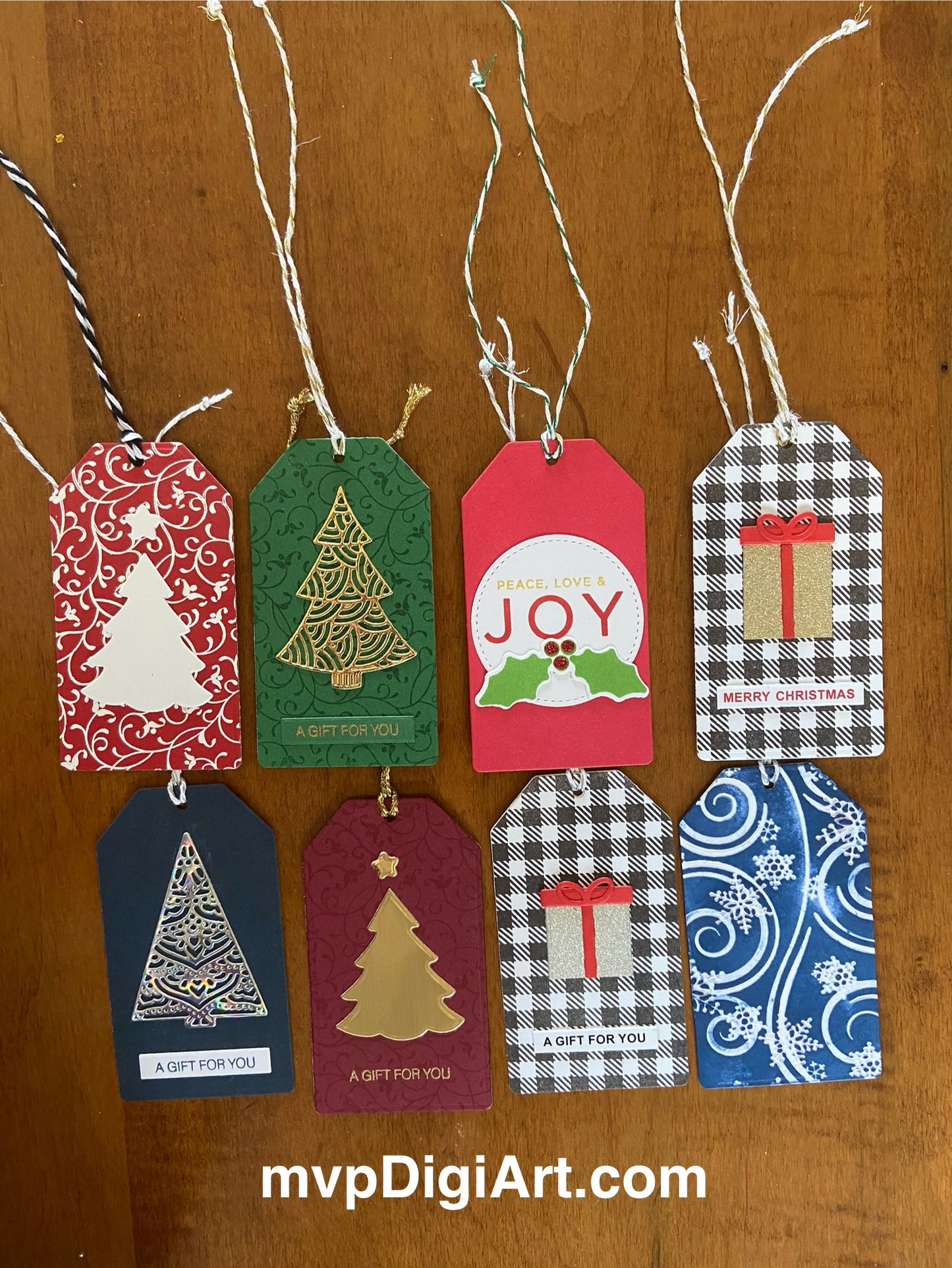 Gift Tags 4-Pack (size M) | Samples