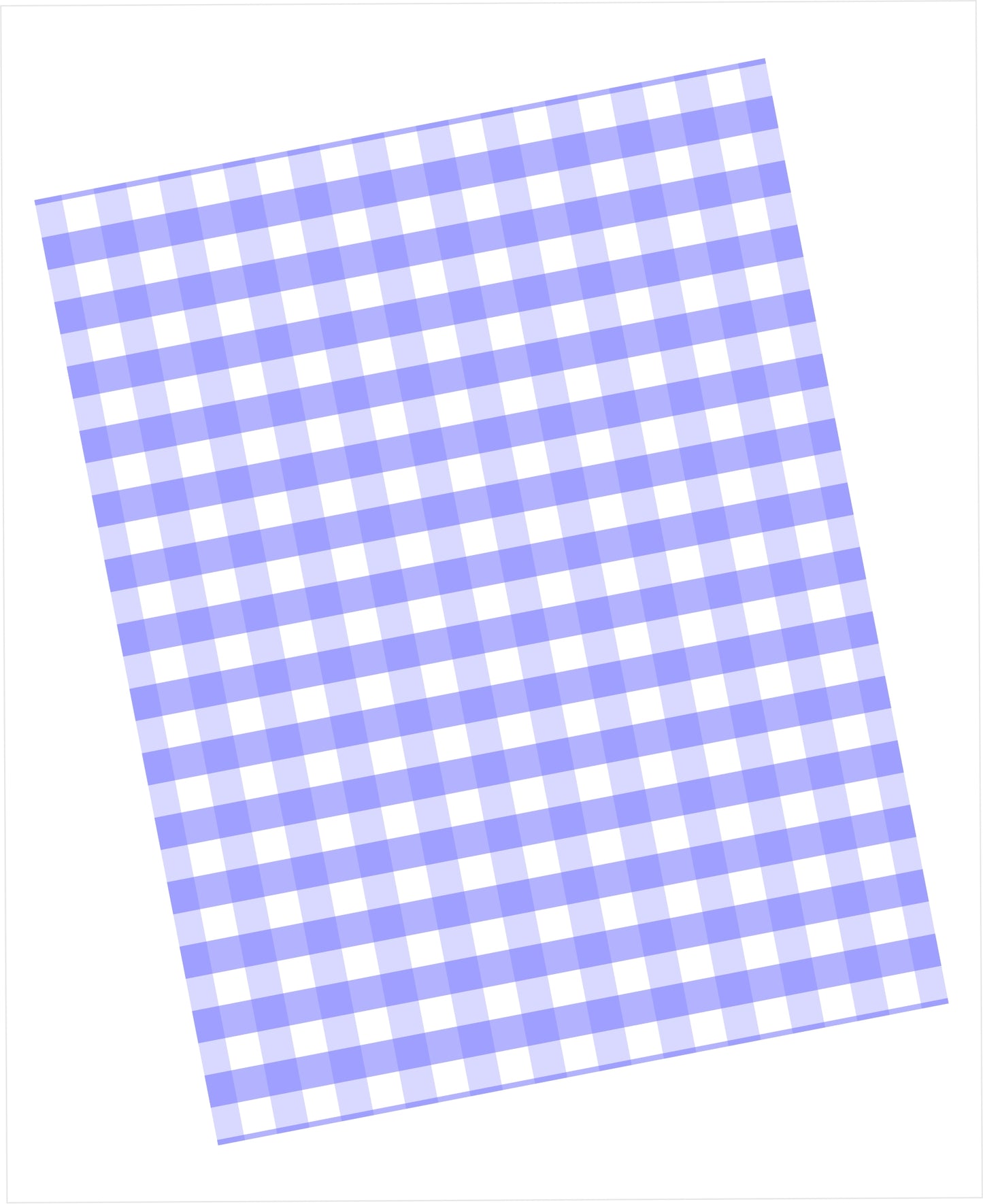 Gingham Premium Patterned Cardstock | Singles
