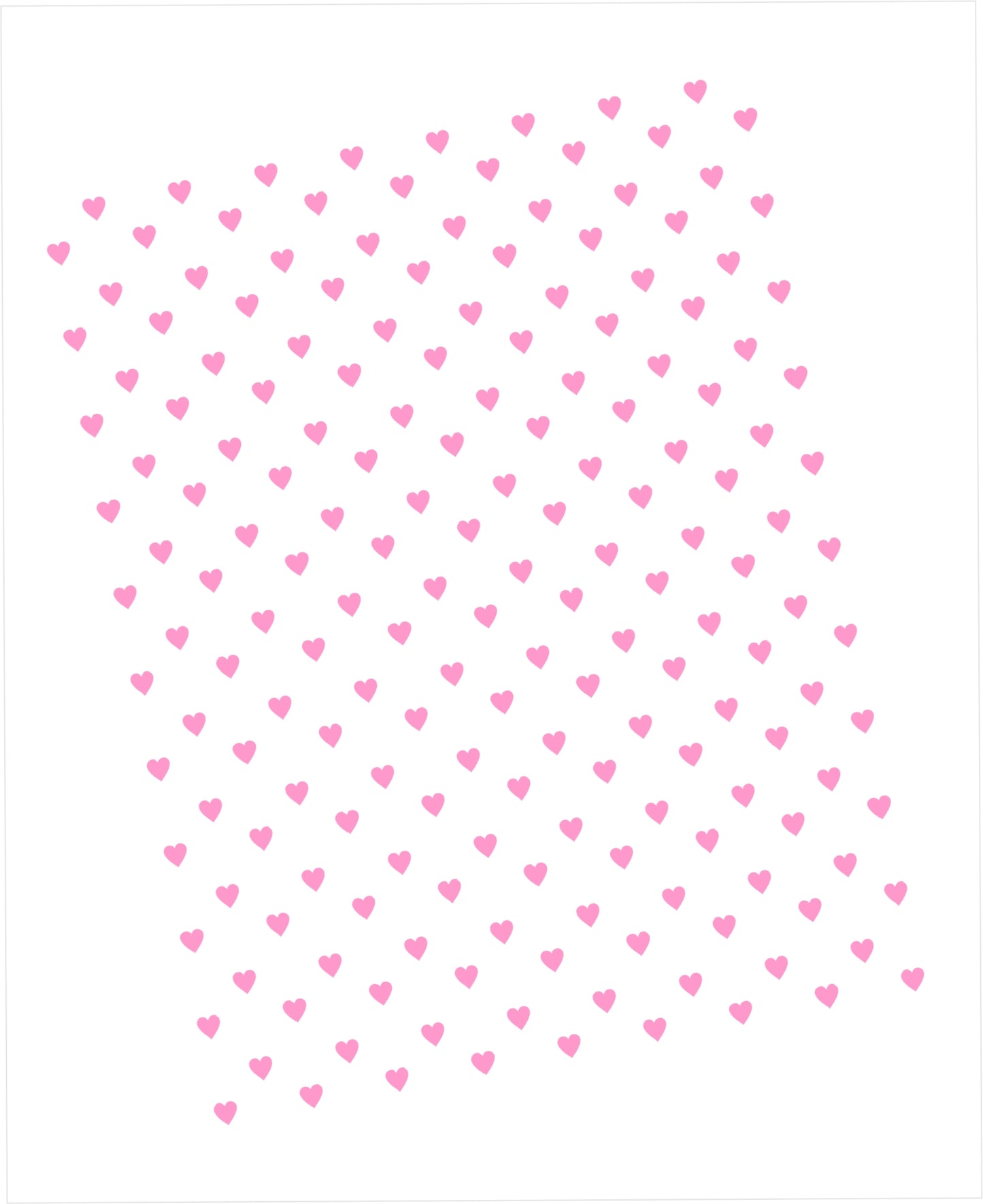 Tiny Hearts Premium Patterned Cardstock | Singles