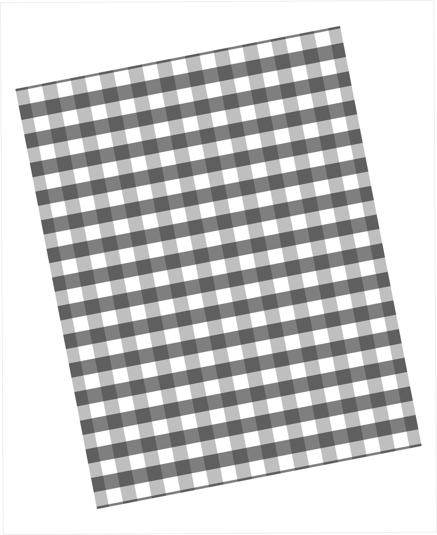 Black and white gingham pattern