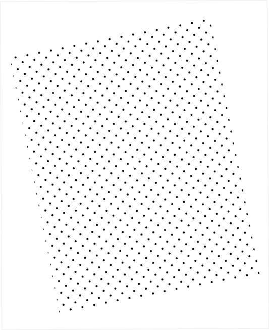 Tiny black swiss dots pattern on white