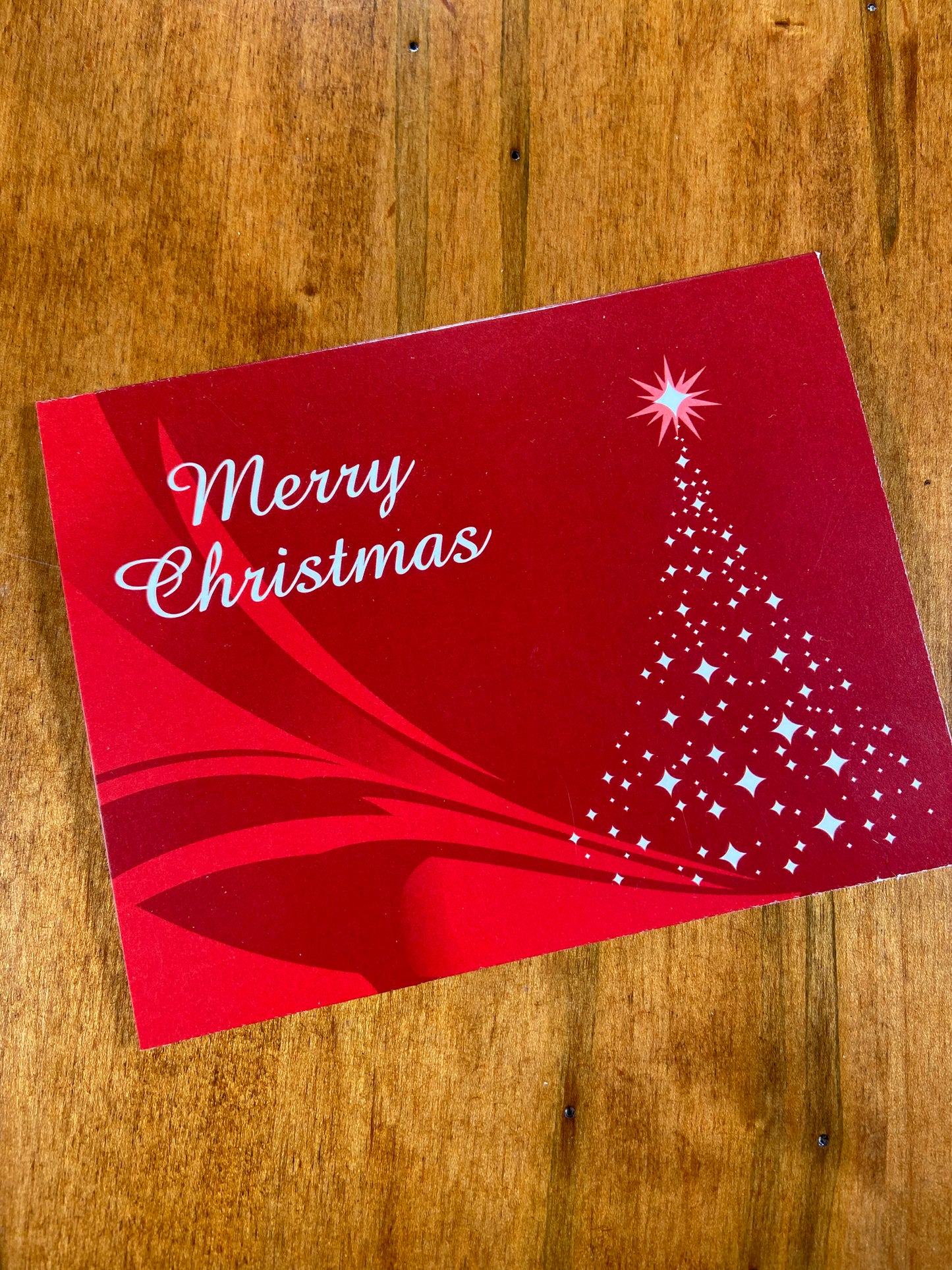 Starlight Christmas Tree Holiday Card - Premium Printed Greeting Card