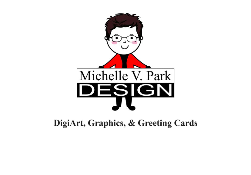 Michelle Park's handmade greeting cards and graphic design work