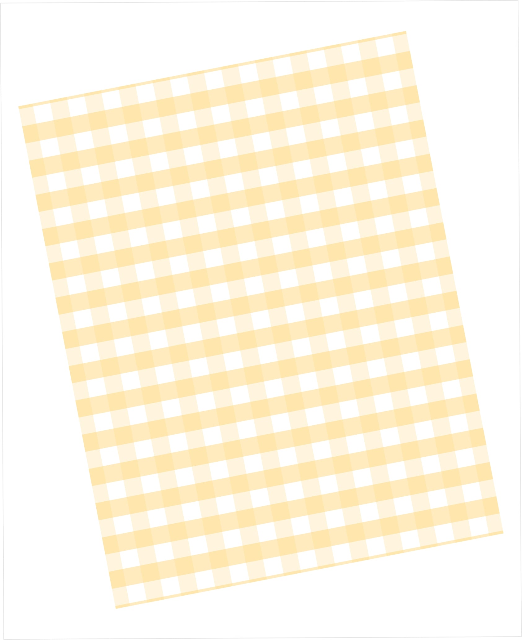 Soft yellow and white gingham check pattern