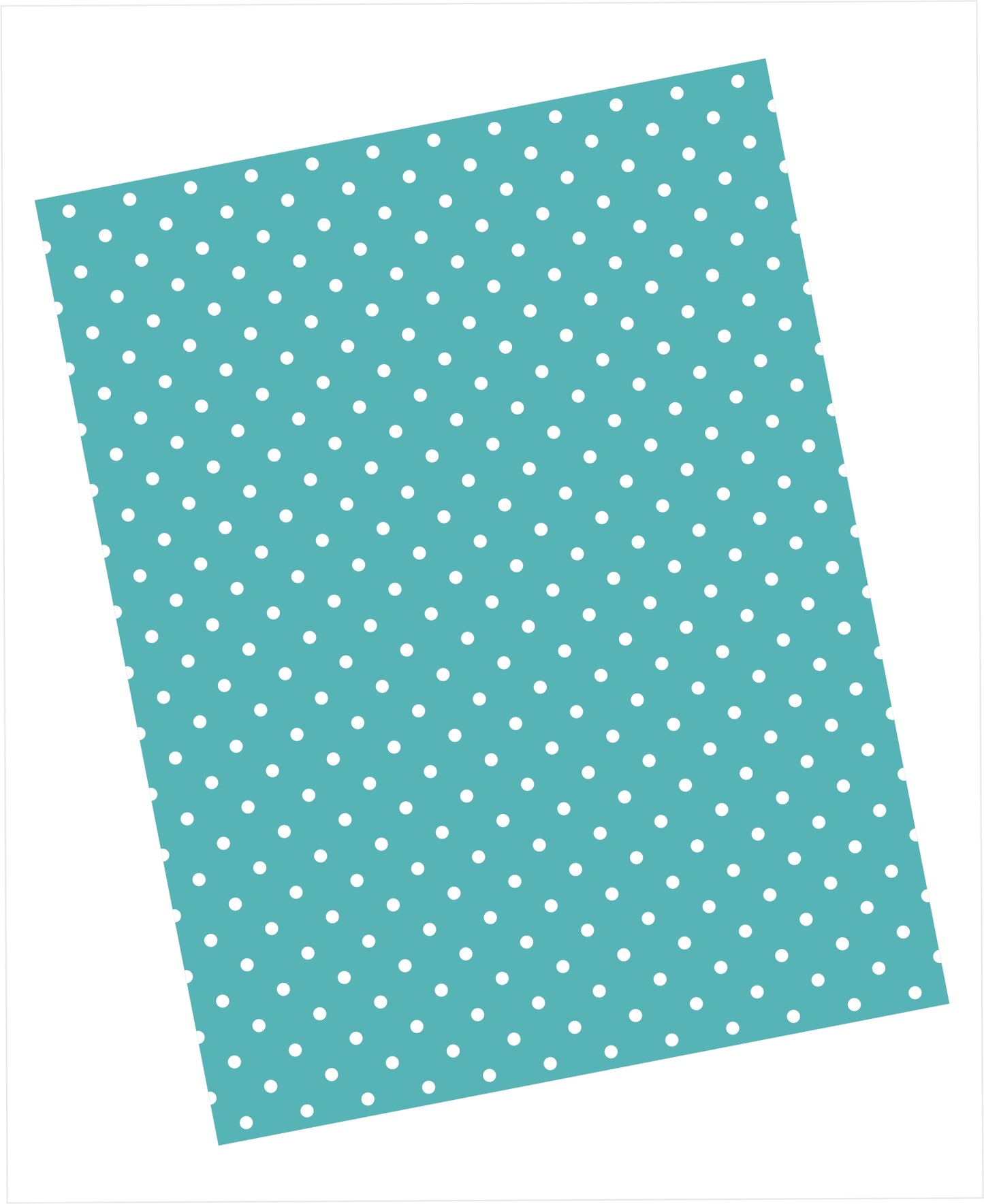 Patterned Cardstock | White Swiss Dots On Coloured | Singles
