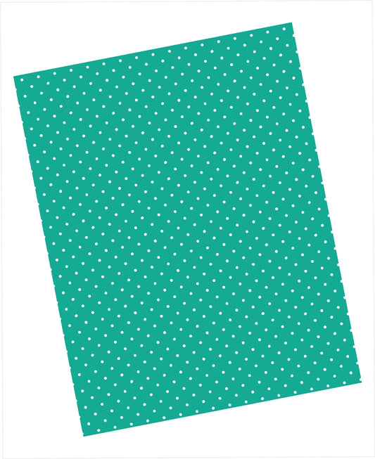 Tiny Swiss Dots - White Dots On Colour Premium Patterned Cardstock | Singles