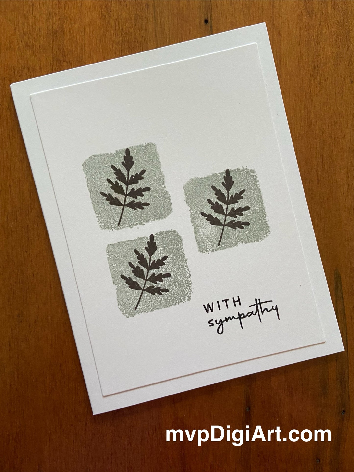 Handmade Sympathy & Thinking Of You Cards | 2 Card Pack v1