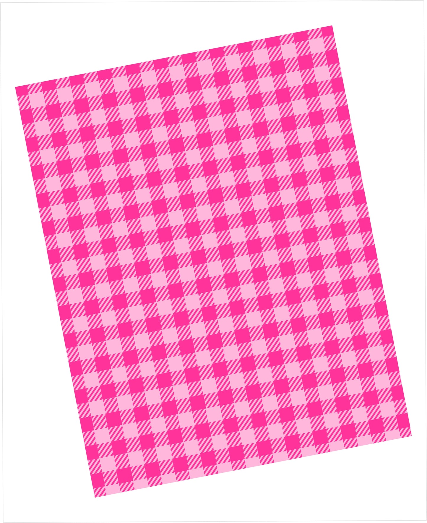 Dark pink and light pink buffalo check pattern