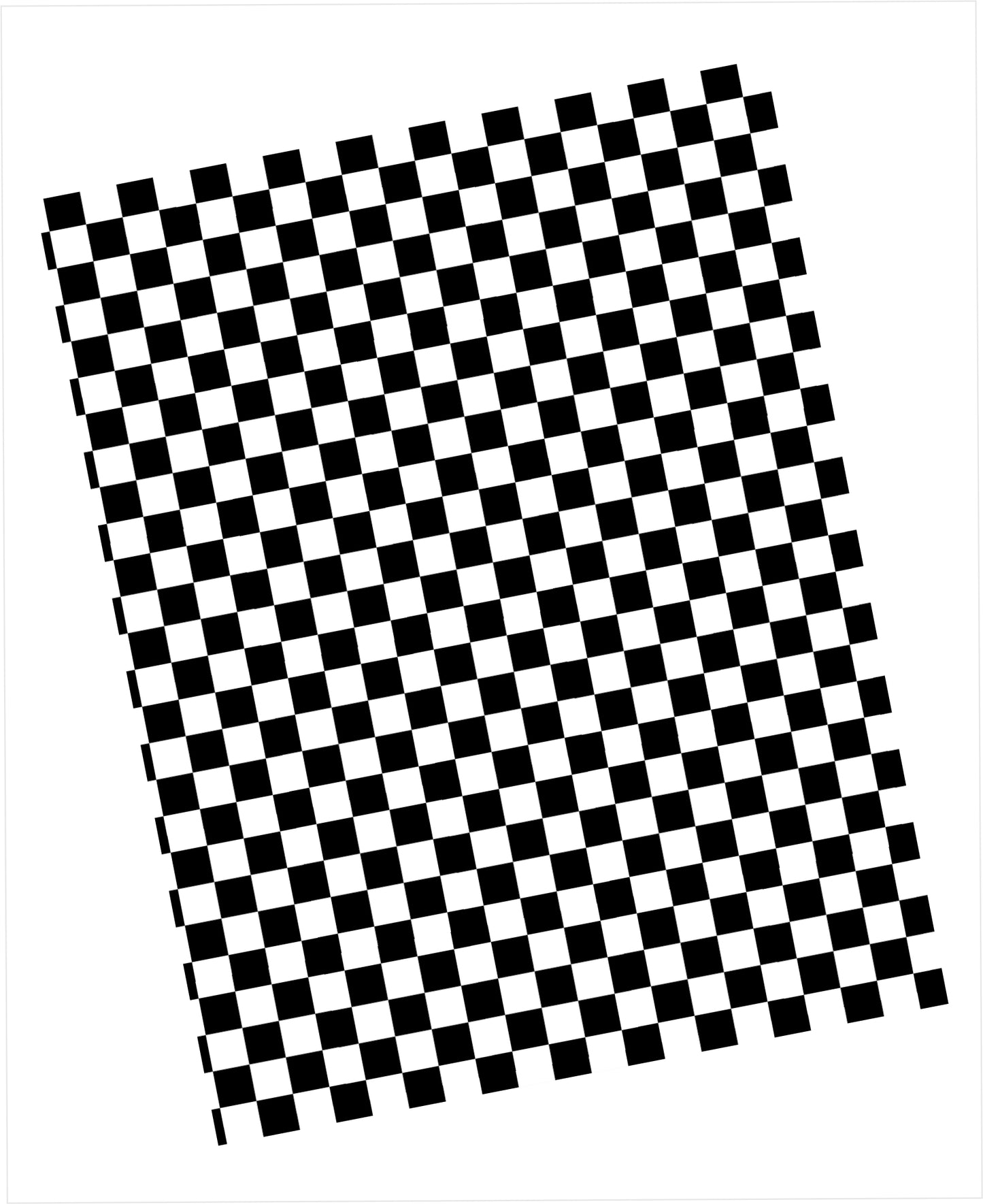 Black and white checkered pattern