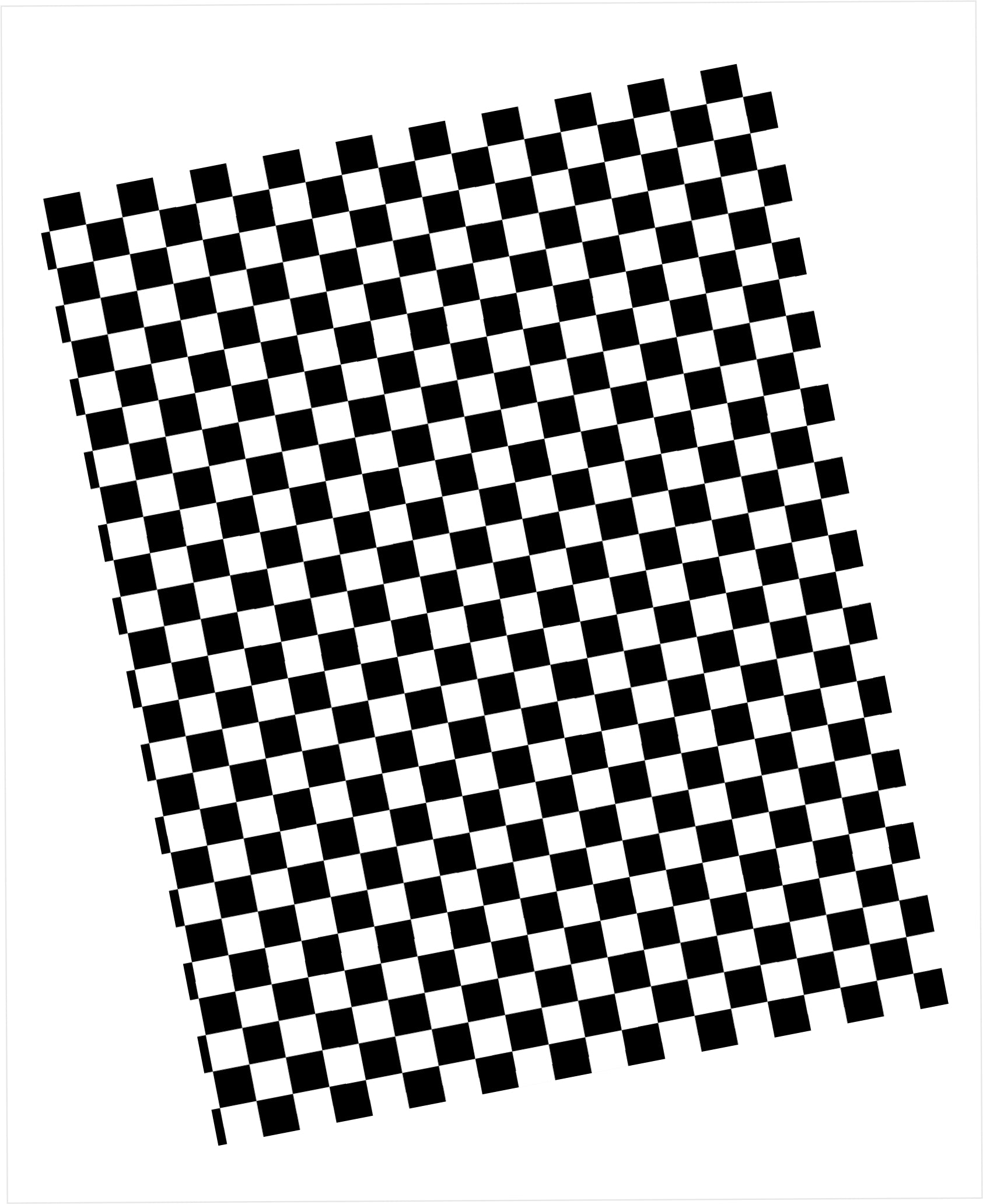 Black and white checkered pattern