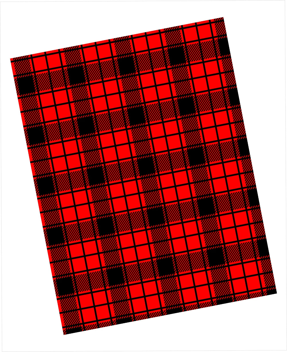 Red and black classic plaid pattern