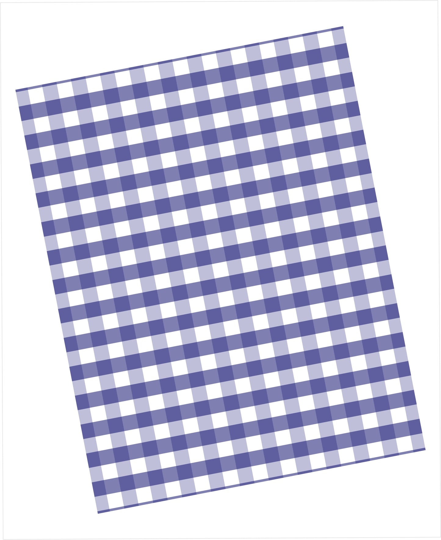Dark blue and white gingham pattern