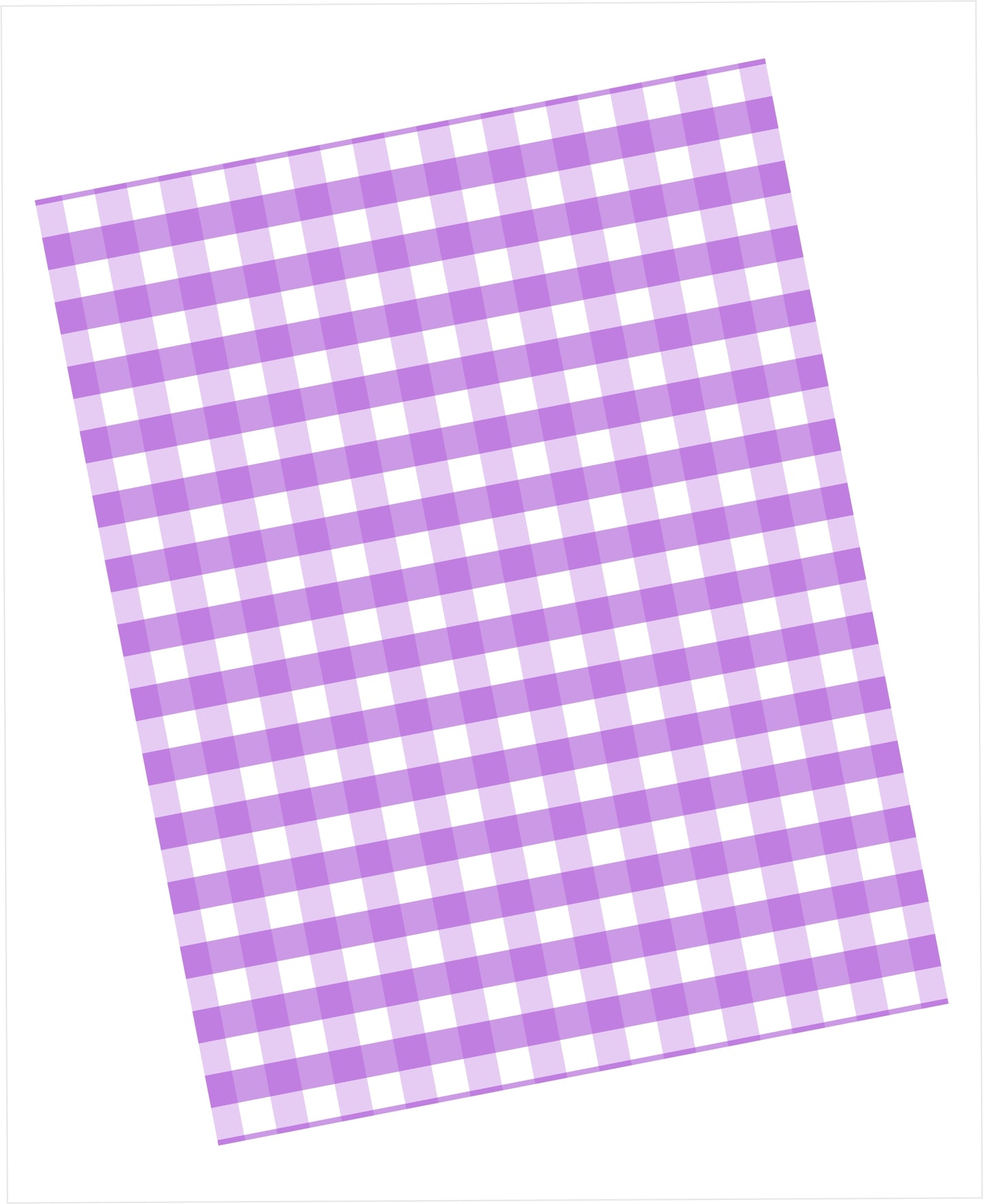 Majestic purple and white gingham pattern