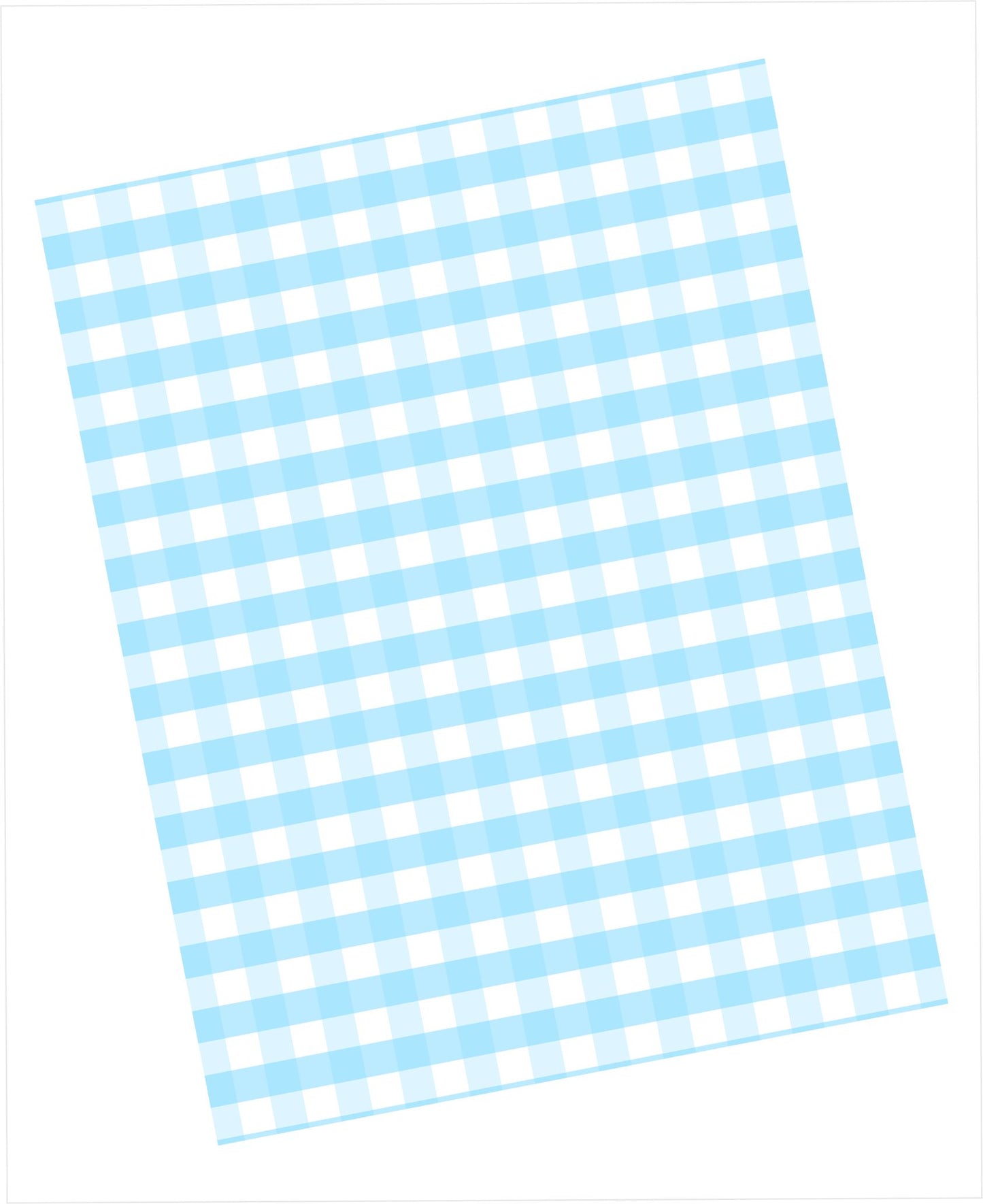 Gingham Premium Patterned Cardstock | Singles