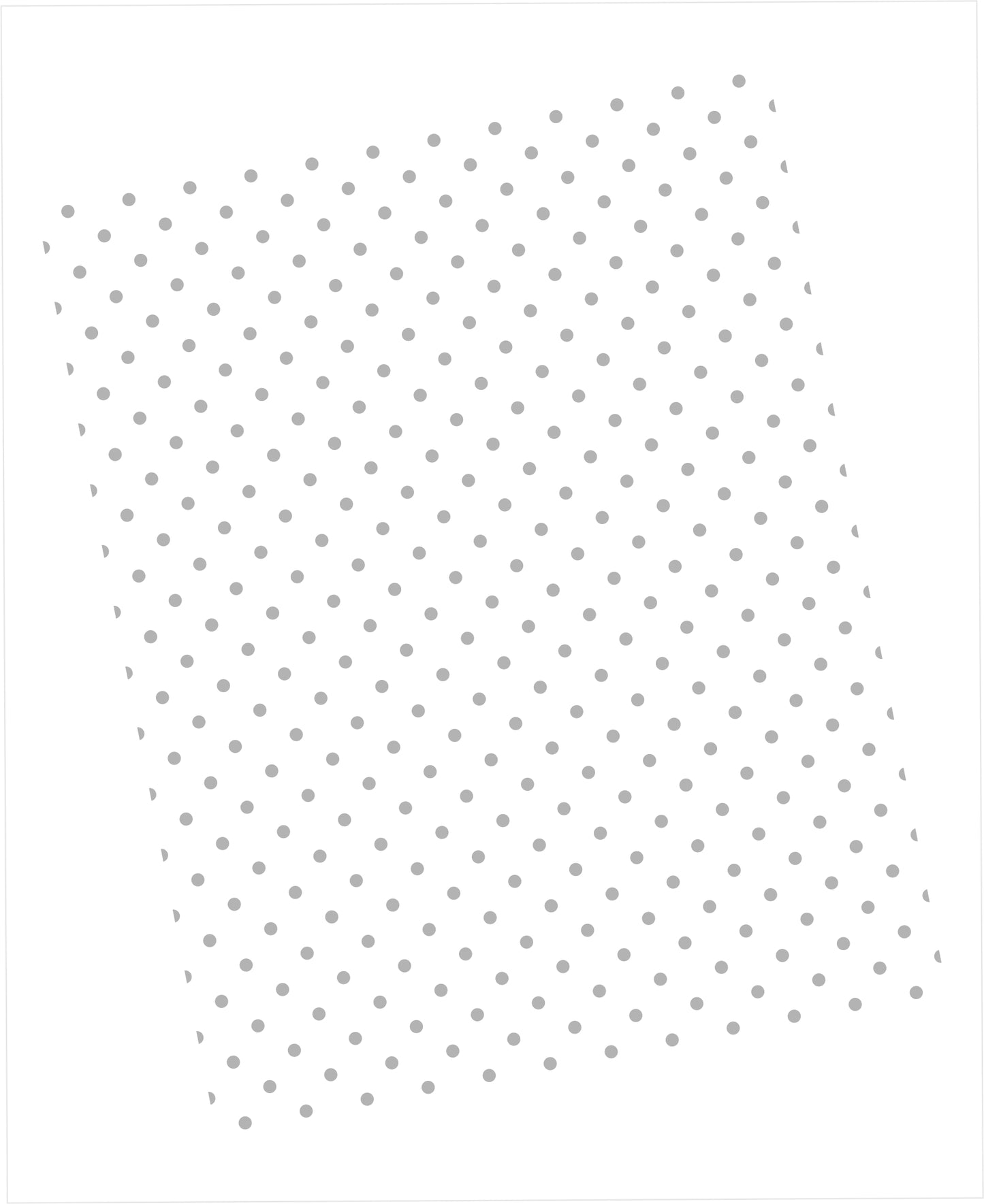 Light grey swiss dots pattern on white