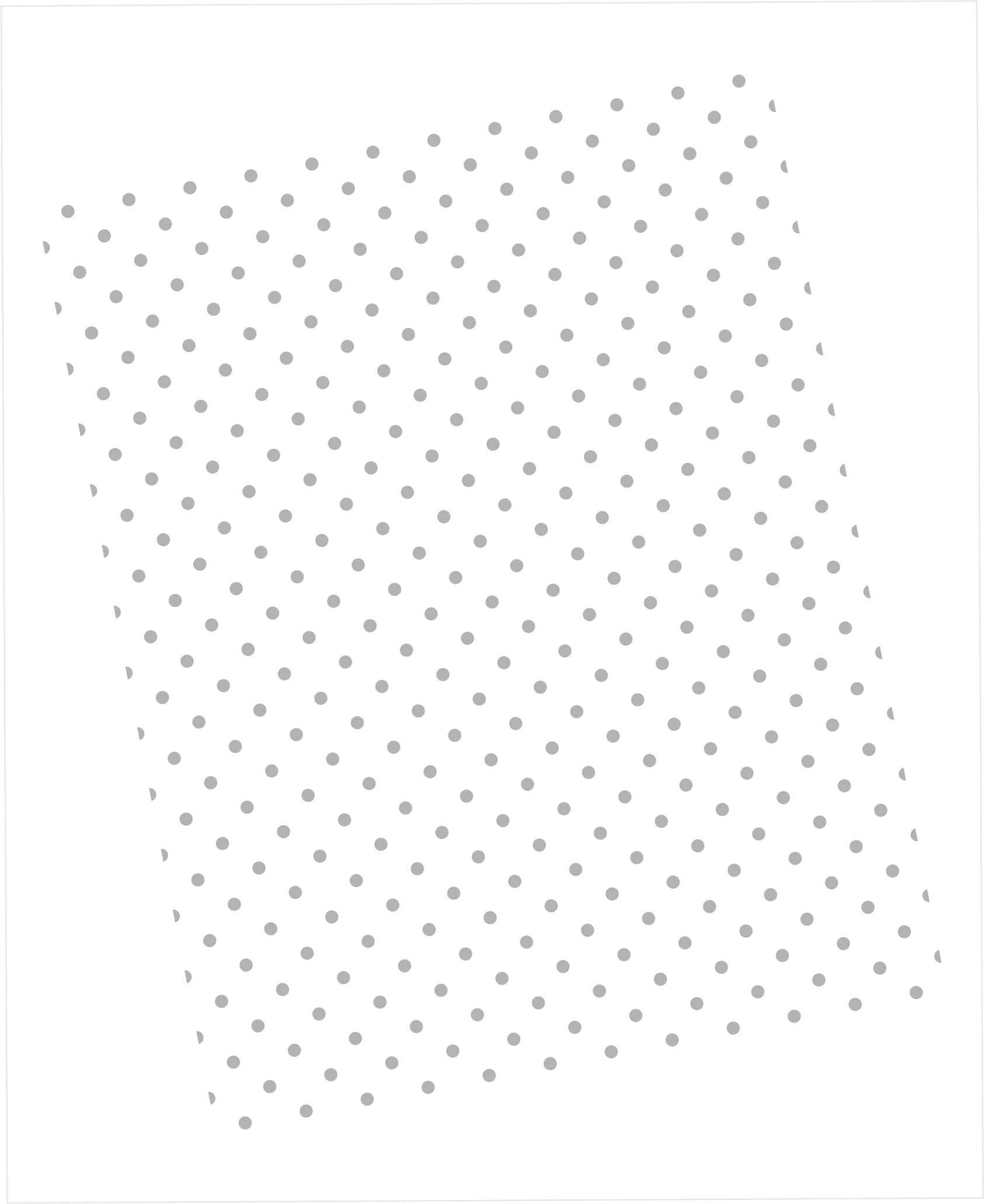 Light grey swiss dots pattern on white