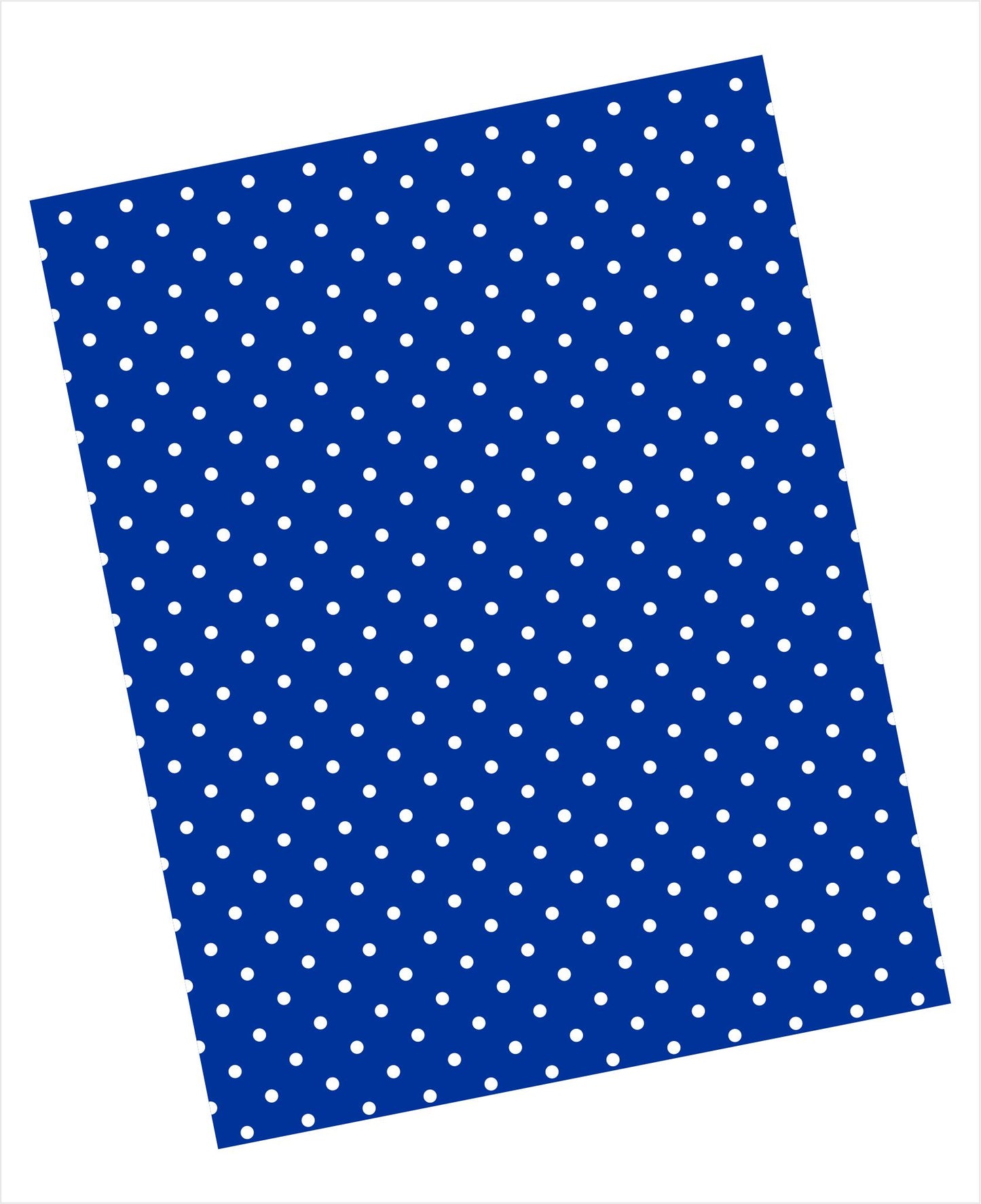 Cardstock with white swiss dots pattern on dark blue background