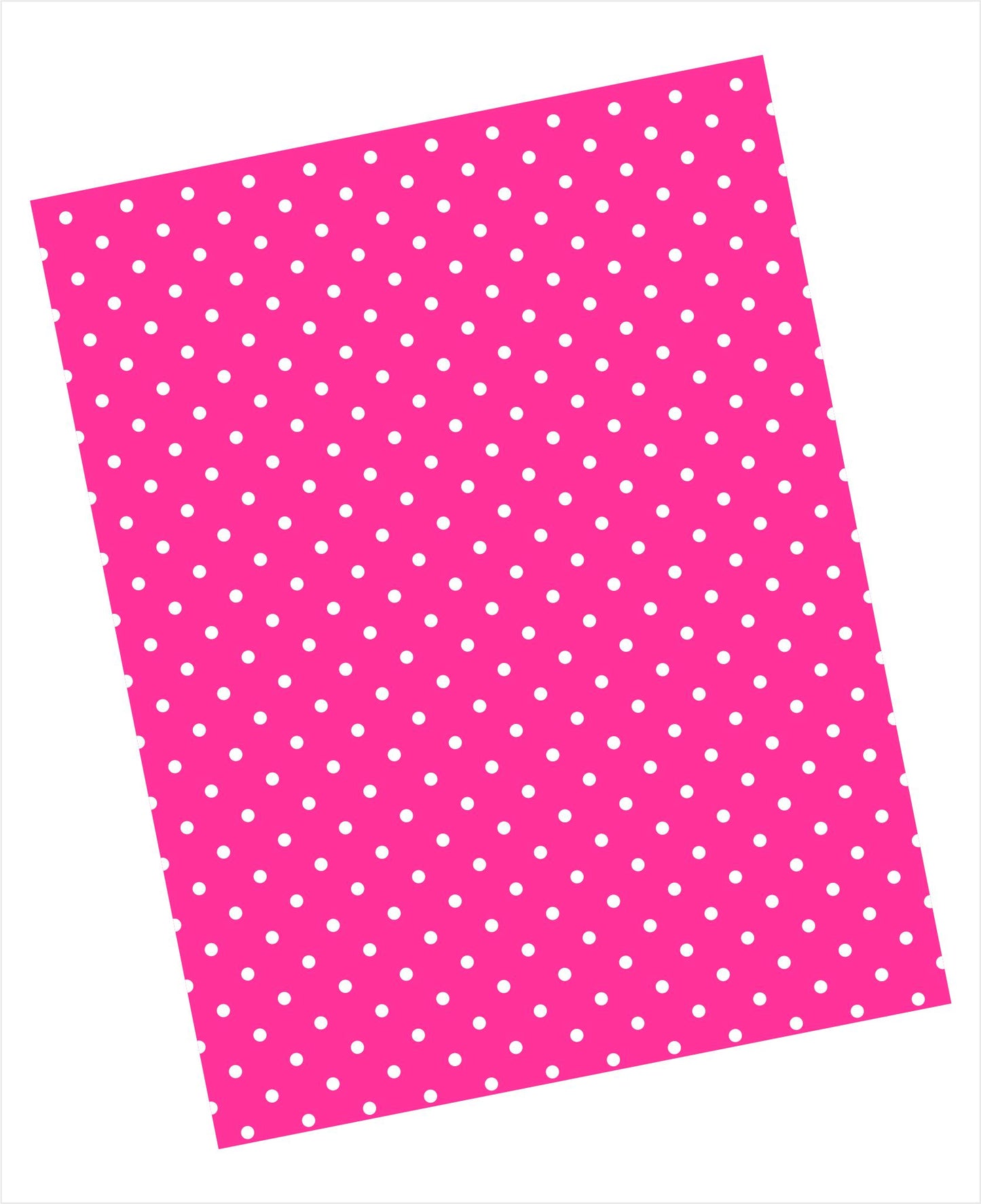 White swiss dots pattern on hot pink