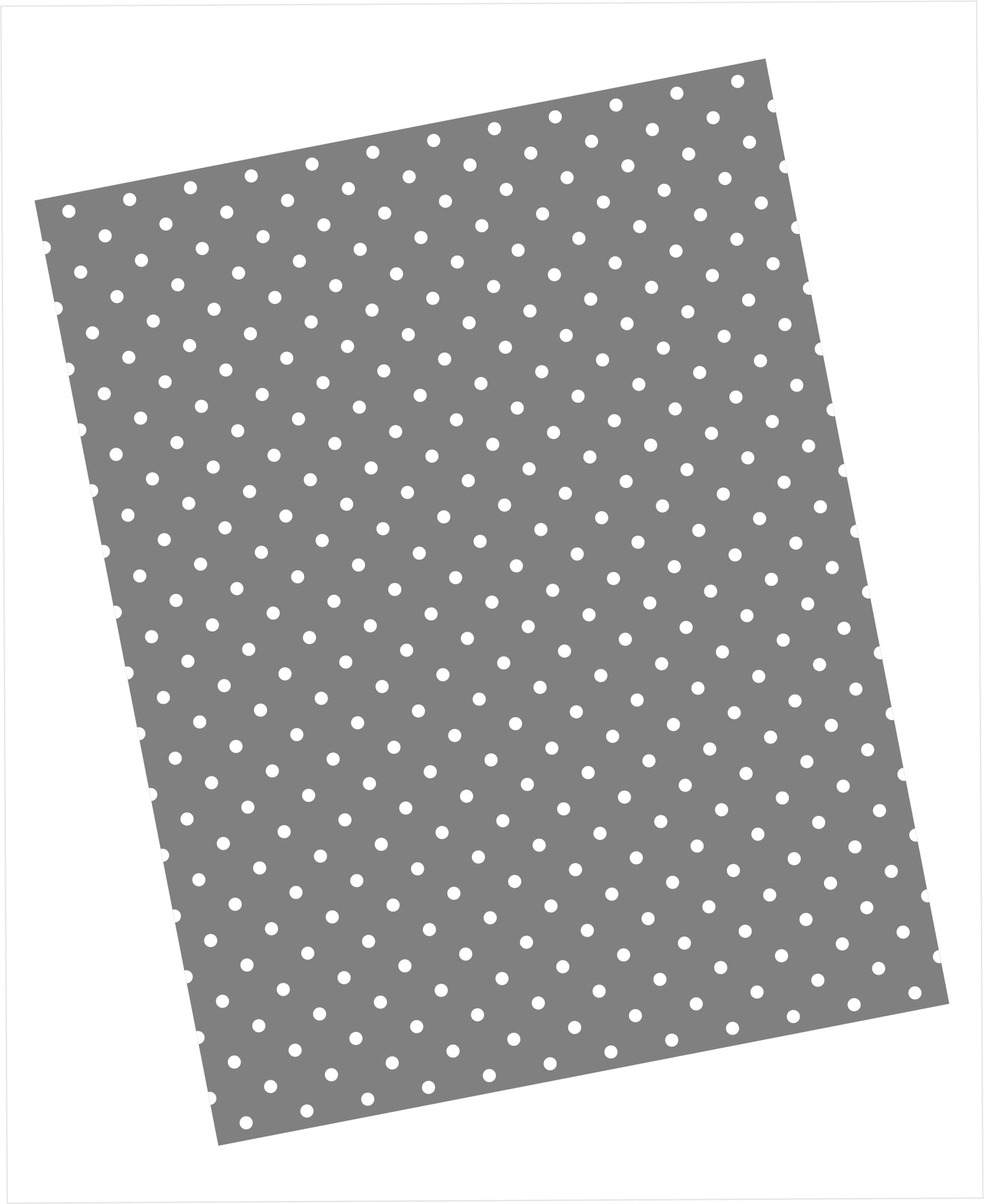 Cardstock with white swiss dots pattern on medium grey background
