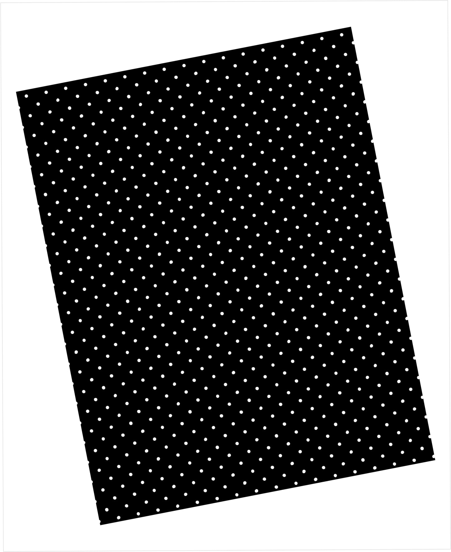 Tiny white swiss dots pattern on black