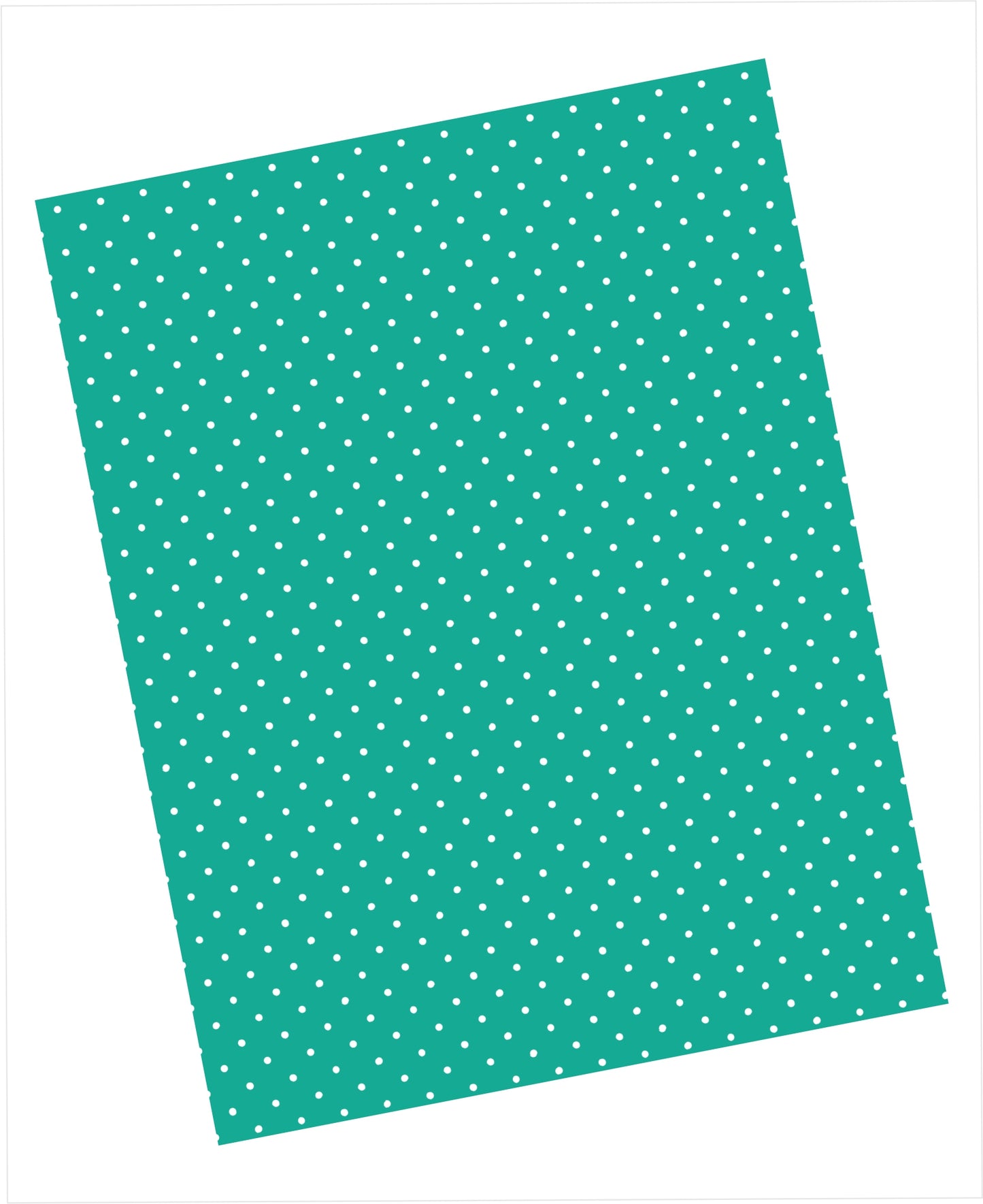 Tiny white swiss dots pattern on green blue