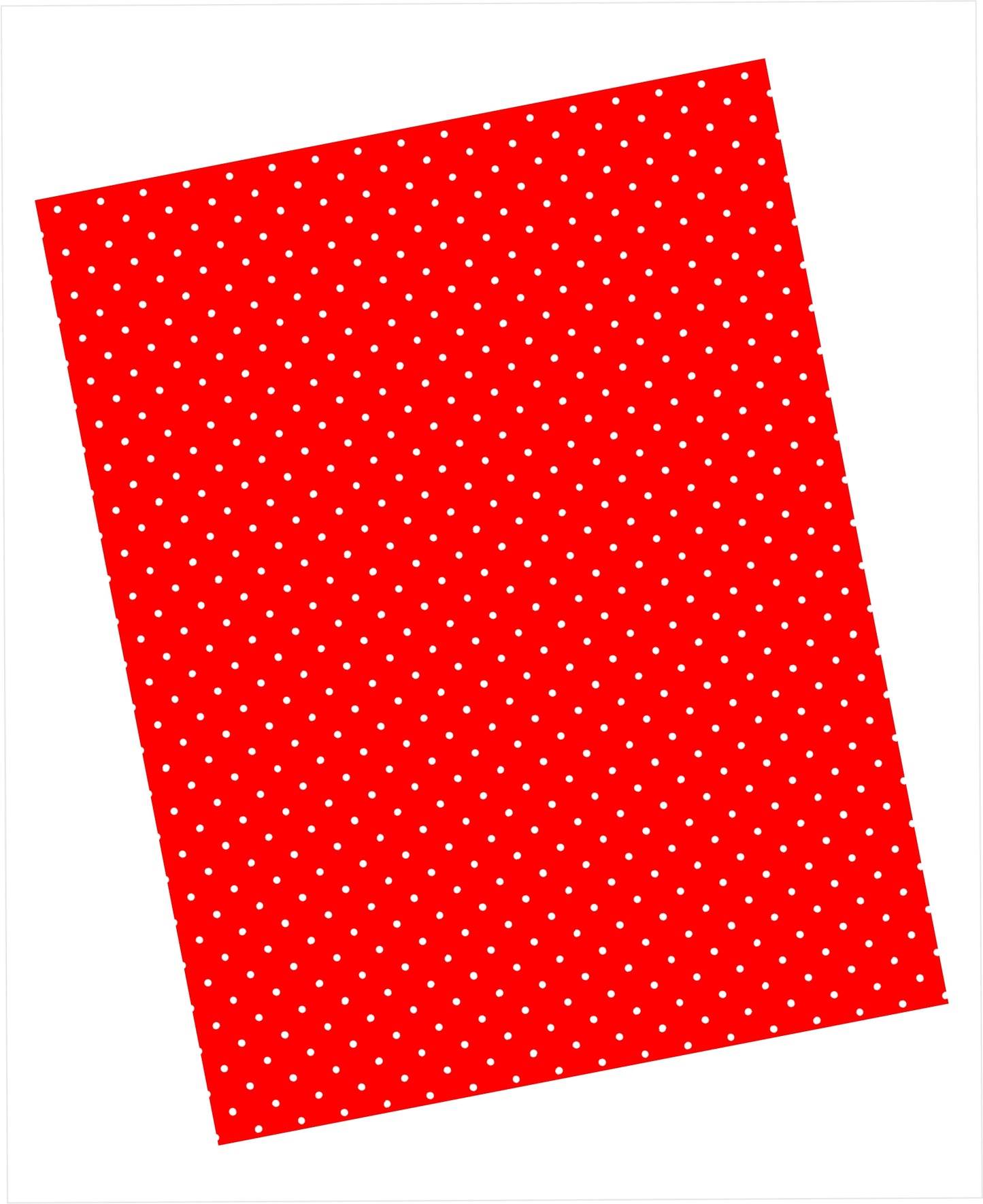 Tiny white swiss dots pattern on red