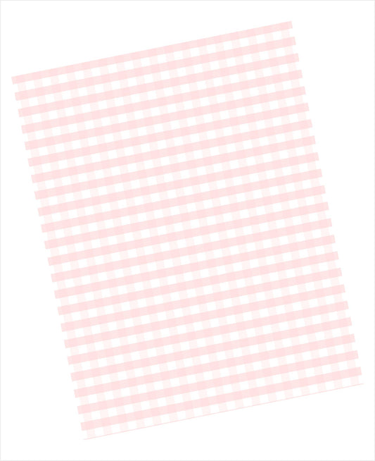 Patterned Cardstock | Gingham | Singles