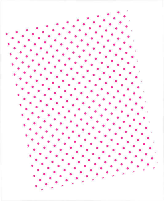Patterned Cardstock | Coloured Swiss Dots On White | Singles